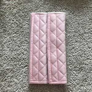 2 Pink Seatbelt covers